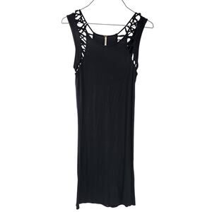 Free People Black Sleeveless Tank Top Womens Size Small S